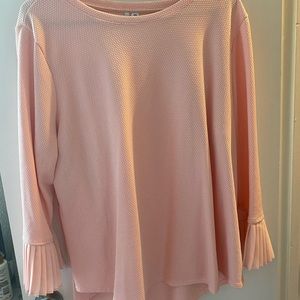 Elle pleated blouse